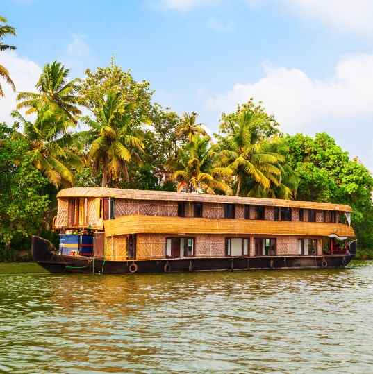 Day 4: Drive 160 kilometers (4 hours) from Thekkady to Alleppey.